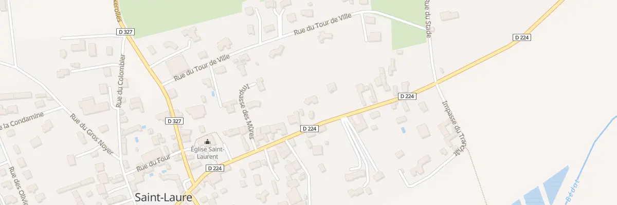 Plan du 17B Rte de Maringues à Saint-Laure