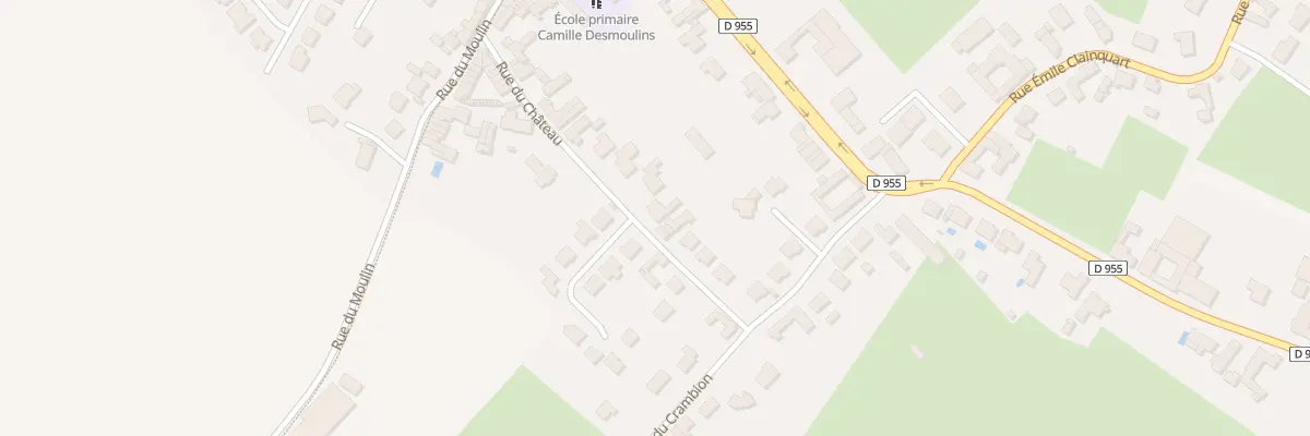 Plan du 27 Rue du Chateau à Mouchin
