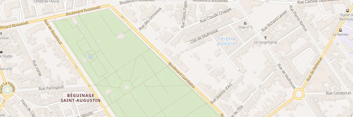 Plan du 146 Bd Gambetta à Saint-Quentin