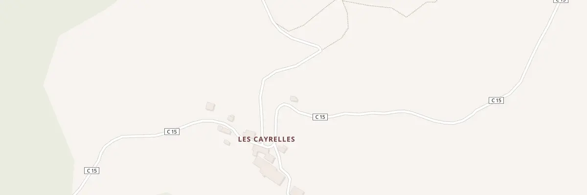 Plan du 6608 Les Cayrelles à La Canourgue