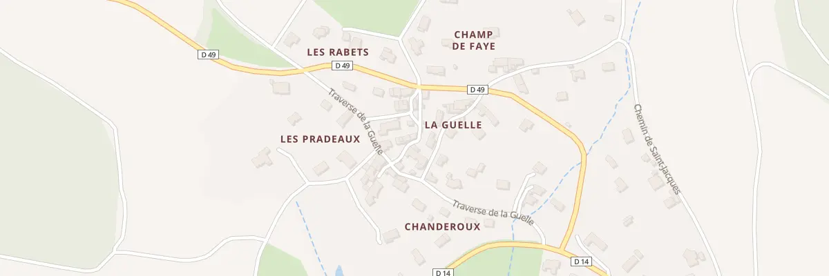 Plan du 5219 La Guelle à Saint-Babel