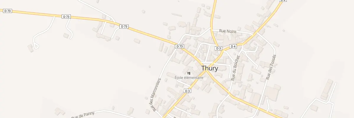Plan du 1 Rue des Marronniers à Thury