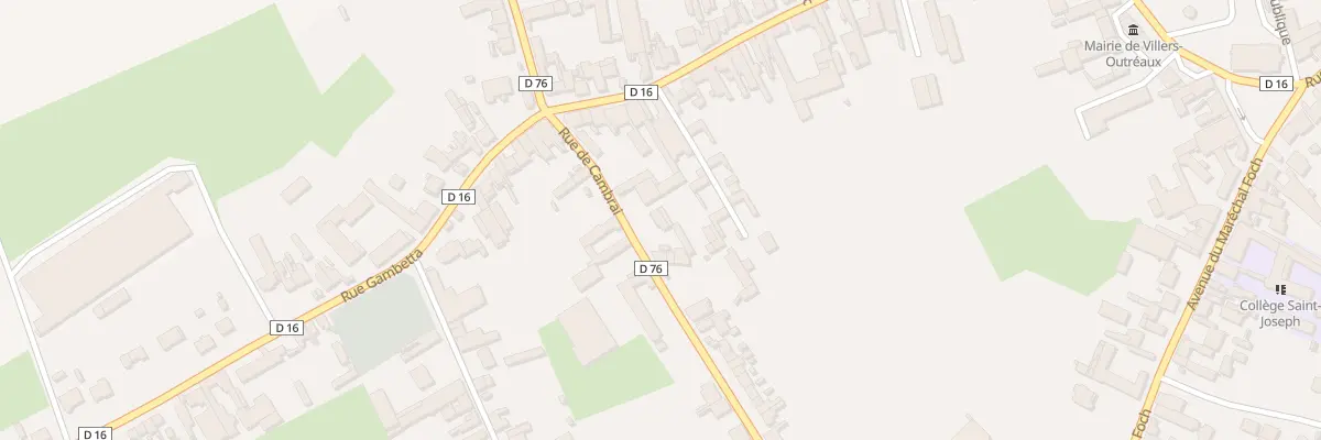 Plan du 5 Rue de Cambrai à Villers-Outréaux