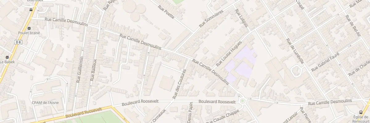 Plan du 86B Rue Camille Desmoulins à Saint-Quentin