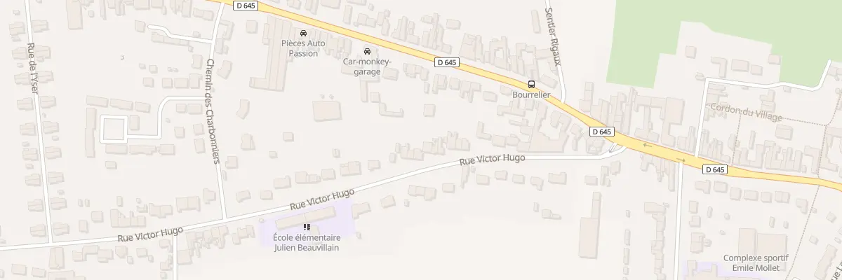 Plan du 18 Rue Victor Hugo à Abscon
