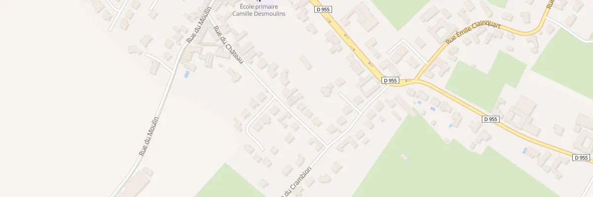 Plan du 31 Rue du Chateau à Mouchin