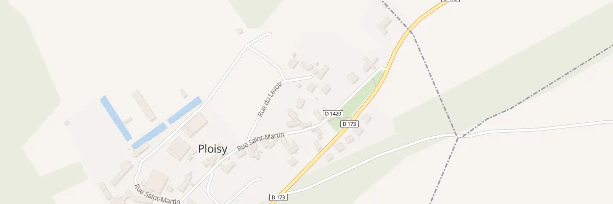 Plan du 150 Rue Saint Martin à Ploisy