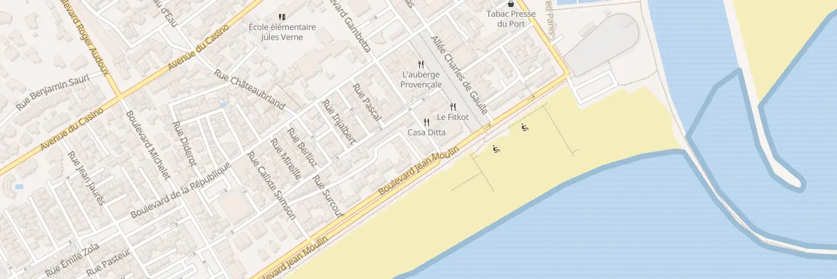 Plan du 3 Rue Suffren à Valras-Plage