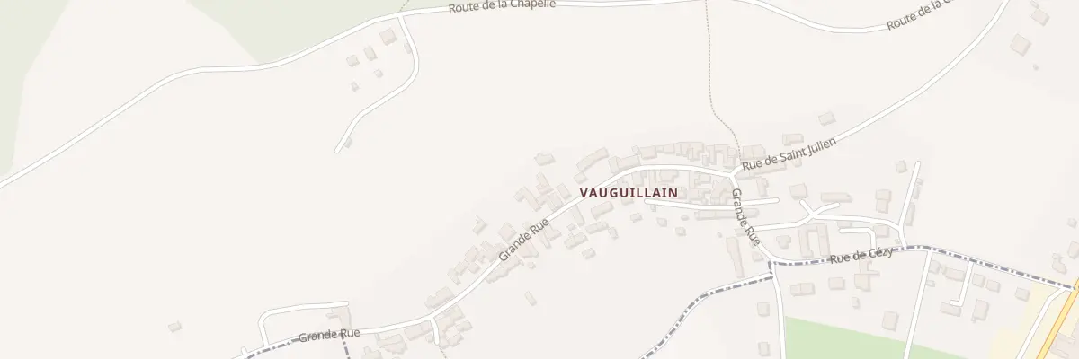 Plan du 34B Rue de Cezy Vauguillain à Saint-Julien-du-Sault