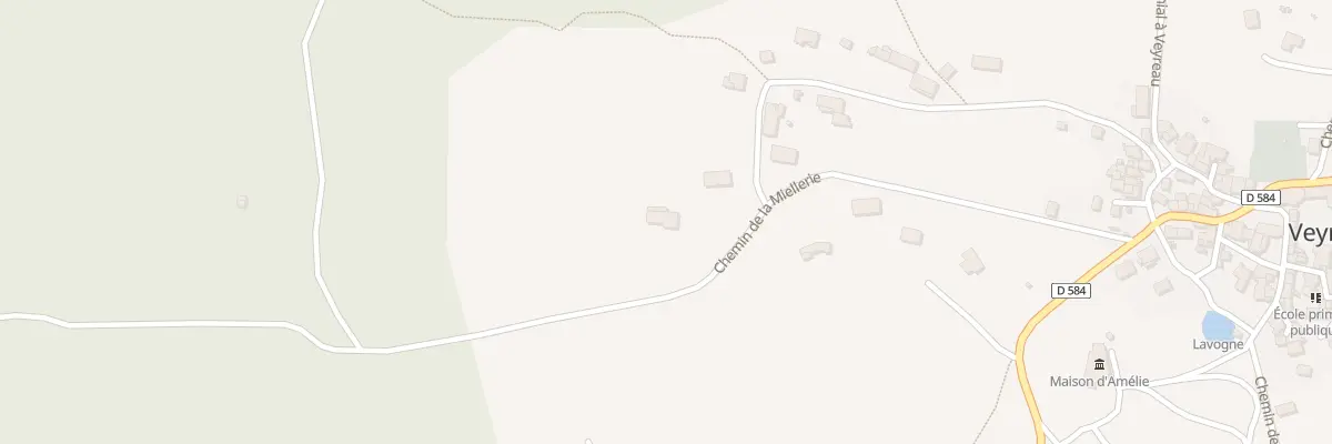 Plan du 5140 Veyreau à Veyreau