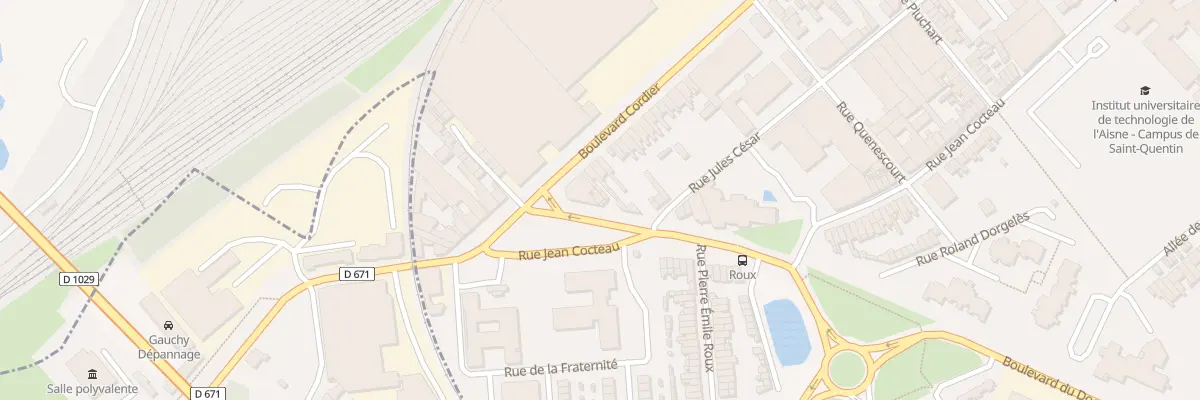 Plan du 56 Rue Jean Cocteau à Saint-Quentin