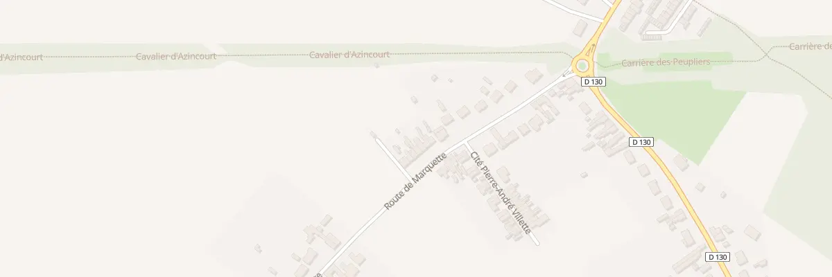 Plan du 20 Rte de Marquette à Abscon