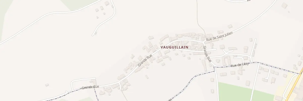 Plan du 36 Rue de Cezy Vauguillain à Saint-Julien-du-Sault