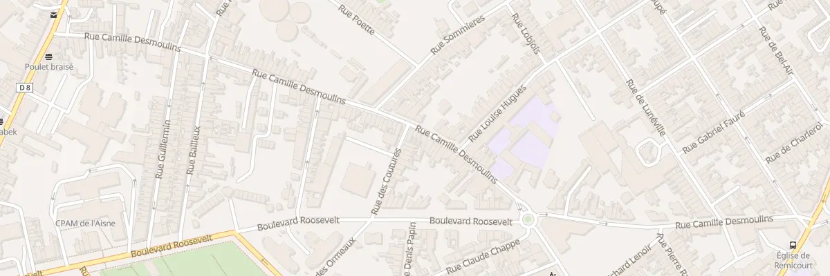 Plan du 90 Rue Camille Desmoulins à Saint-Quentin