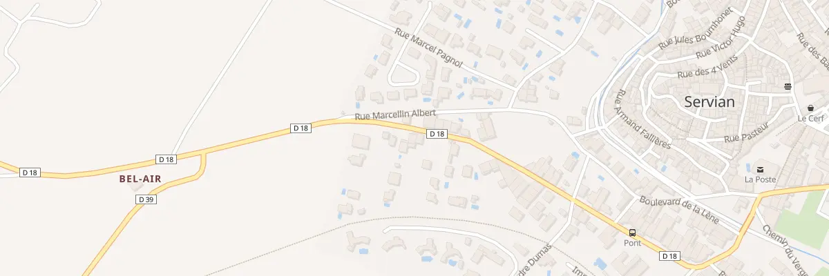 Plan du 27B Av d’Espondeilhan à Servian