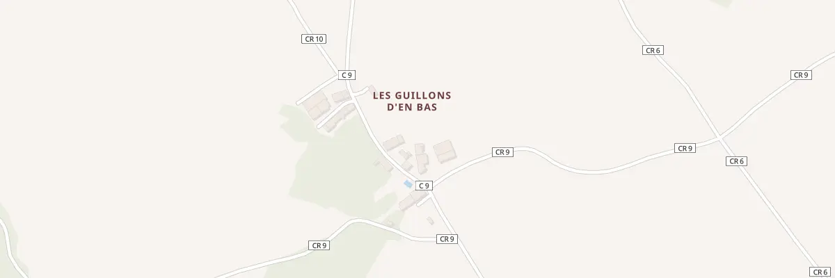 Plan du 110 Les Guillons d’En Bas à Lainsecq