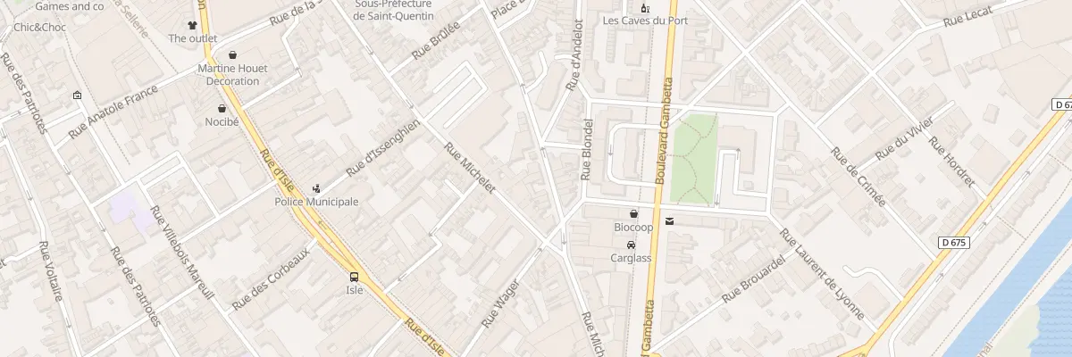 Plan du 68 Rue Danton à Saint-Quentin
