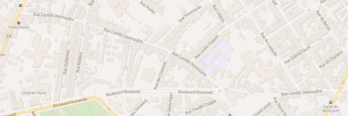Plan du 92 Rue Camille Desmoulins à Saint-Quentin