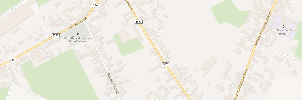 Plan du 30 Rue de Cambrai à Villers-Outréaux