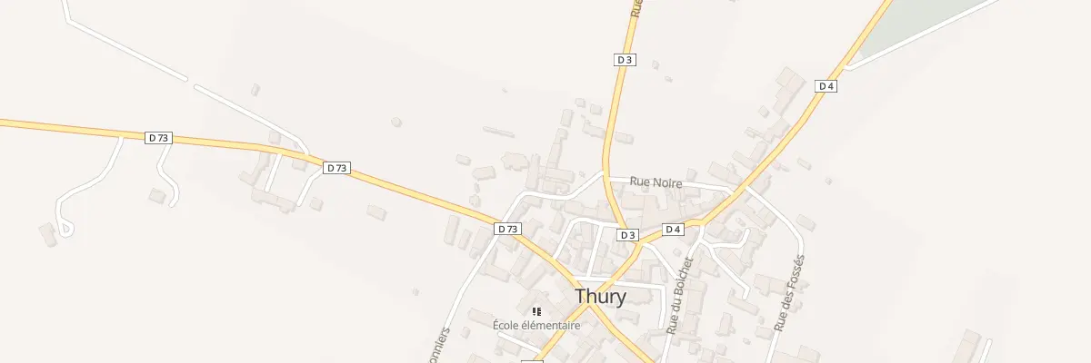 Plan du 3 Rue du Guichet à Thury