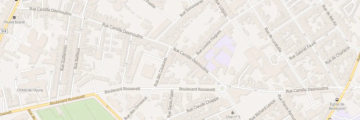 Plan du 98 Rue Camille Desmoulins à Saint-Quentin