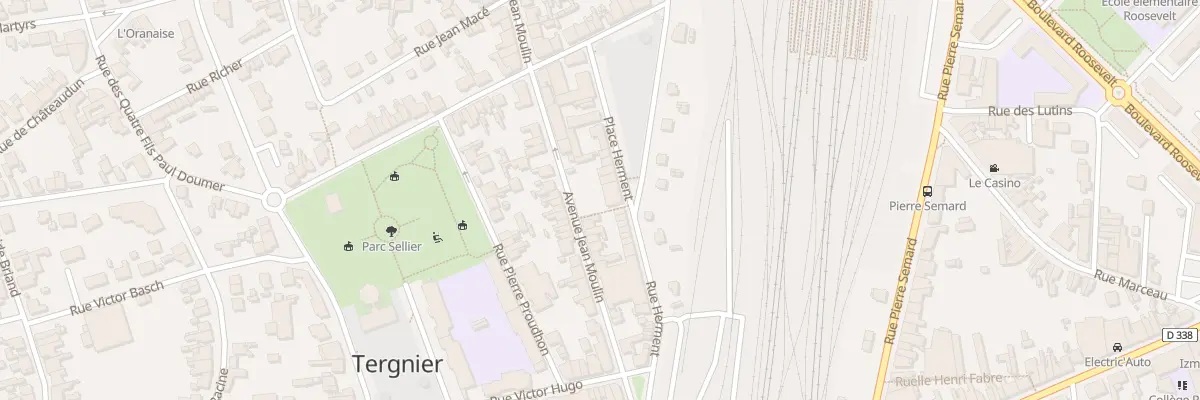 Plan du 9 Pl Herment à Tergnier