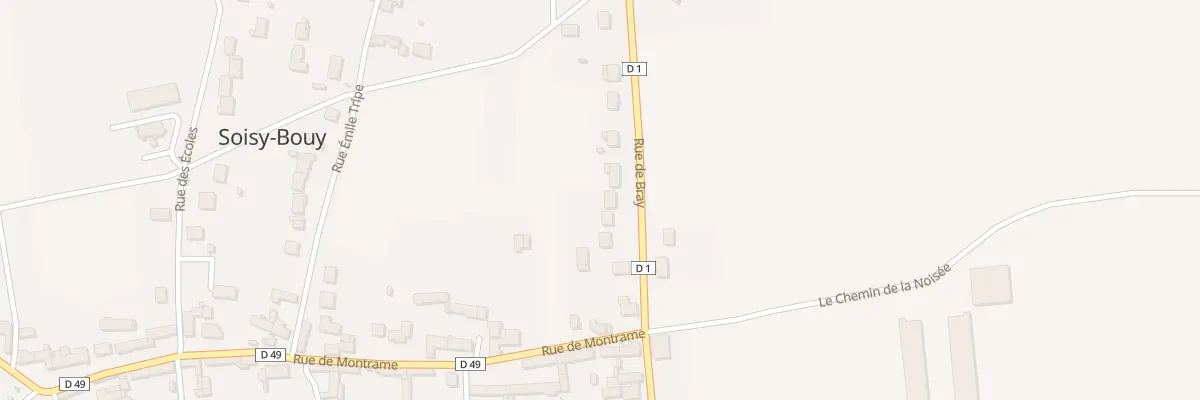 Plan du 24 Rue de Bray à Soisy-Bouy