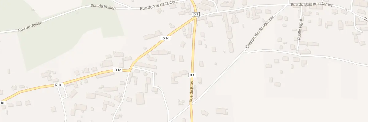Plan du 6 Rue de Bray à Soisy-Bouy