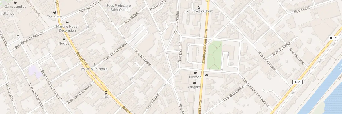 Plan du 53 Rue Danton à Saint-Quentin