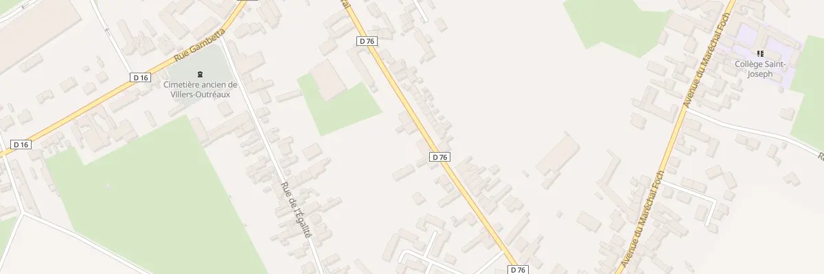 Plan du 32 Rue de Cambrai à Villers-Outréaux