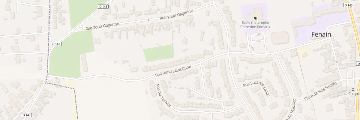 Plan du 32 Rue Irene Joliot Curie à Fenain