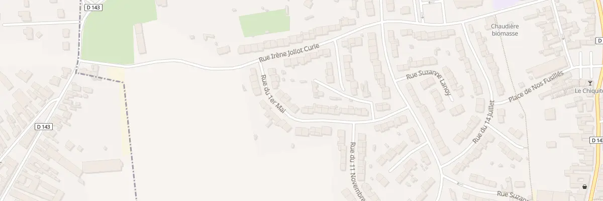 Plan du 30 Rue du Premier Mai à Fenain
