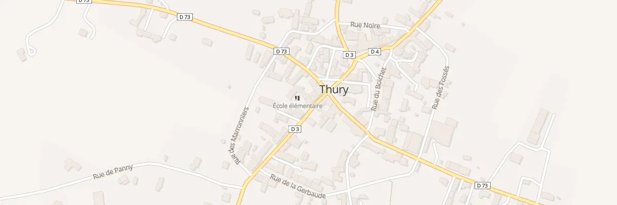 Plan du 4 Gr Grande Rue à Thury