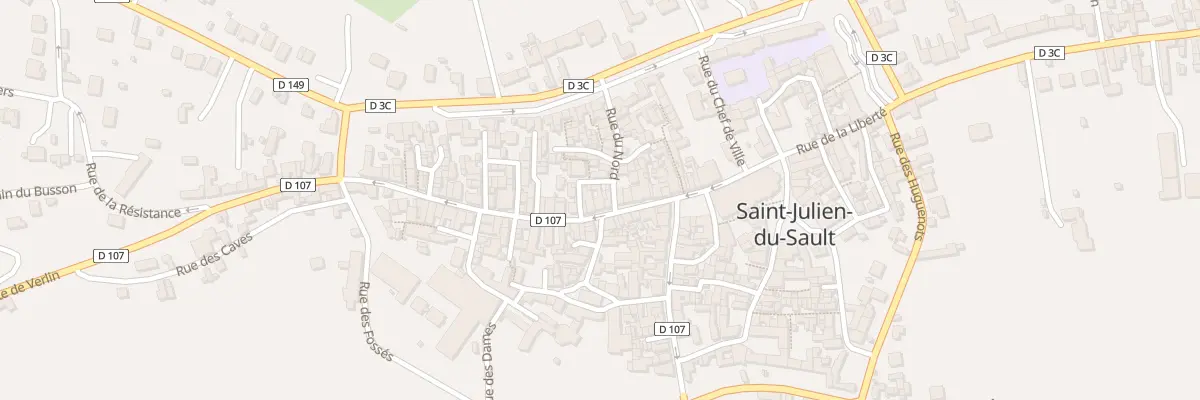 Plan du 16 Rue Notre-Dame à Saint-Julien-du-Sault
