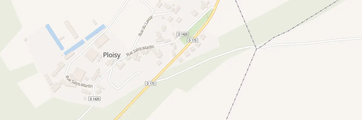 Plan du 225 Rue de Chaudun à Ploisy