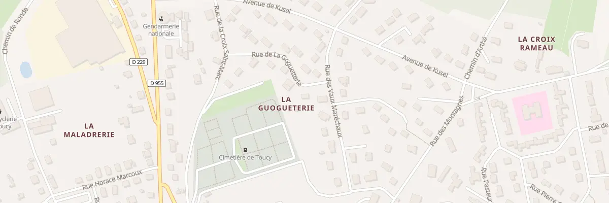 Plan du 10 Rue de la Goguetterie à Toucy