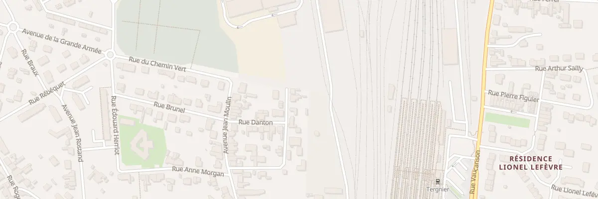 Plan du 18 Rue Danton à Tergnier
