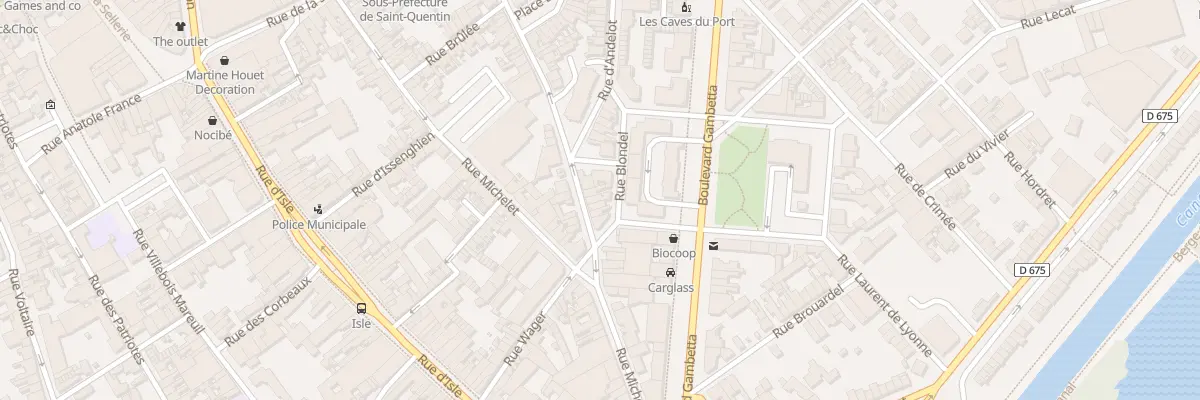 Plan du 57 Rue Danton à Saint-Quentin