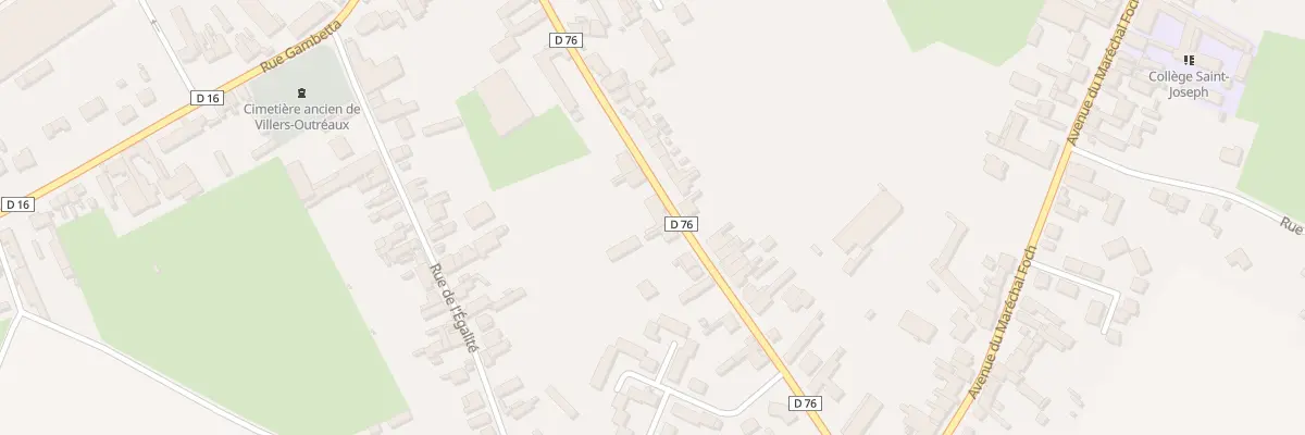 Plan du 34 Rue de Cambrai à Villers-Outréaux