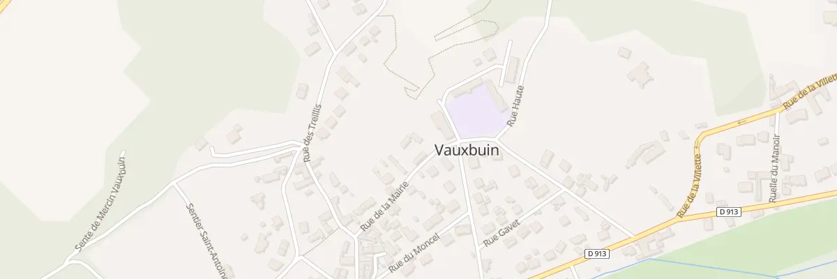 Plan du 263 Rue de la Mairie à Vauxbuin