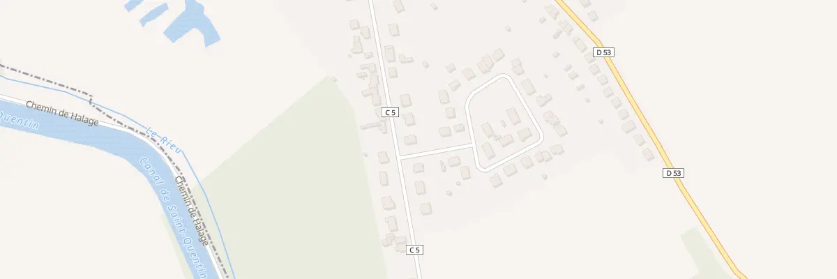 Plan du 1 Res du Moulinet Sud à Liez