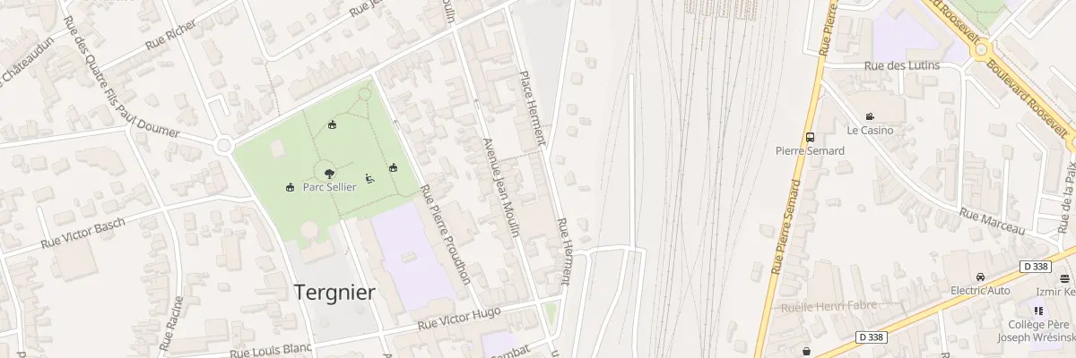 Plan du 9 Rue Herment à Tergnier