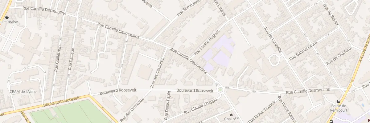 Plan du 104 Rue Camille Desmoulins à Saint-Quentin