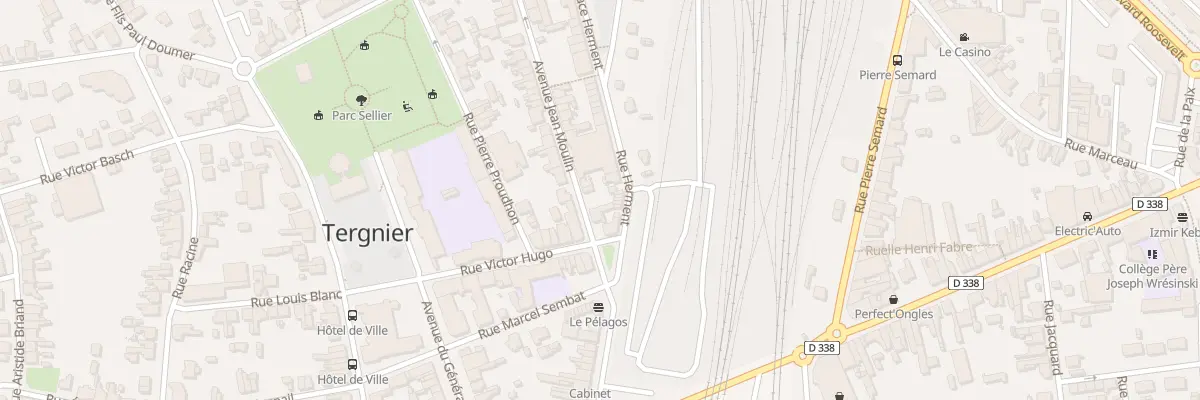 Plan du 6 Av Jean Moulin à Tergnier
