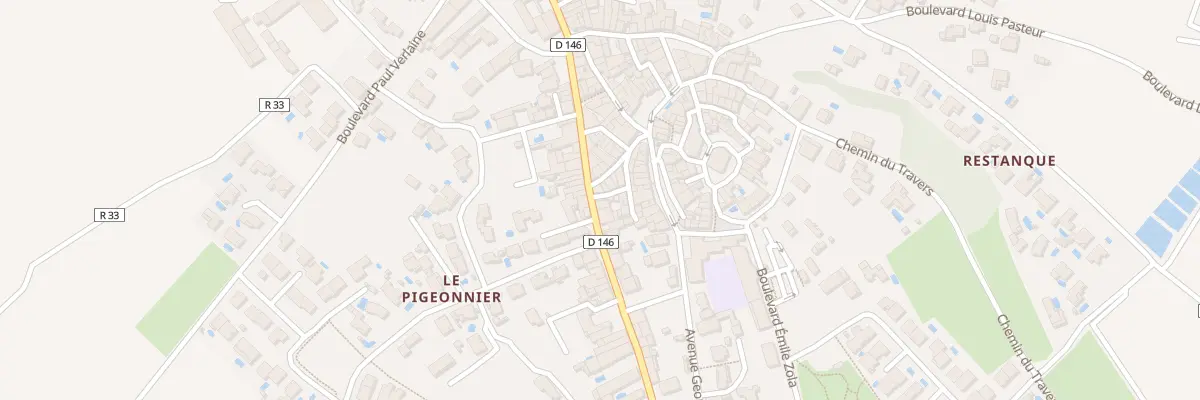 Plan du 28 Av Jean Moulin à Abeilhan