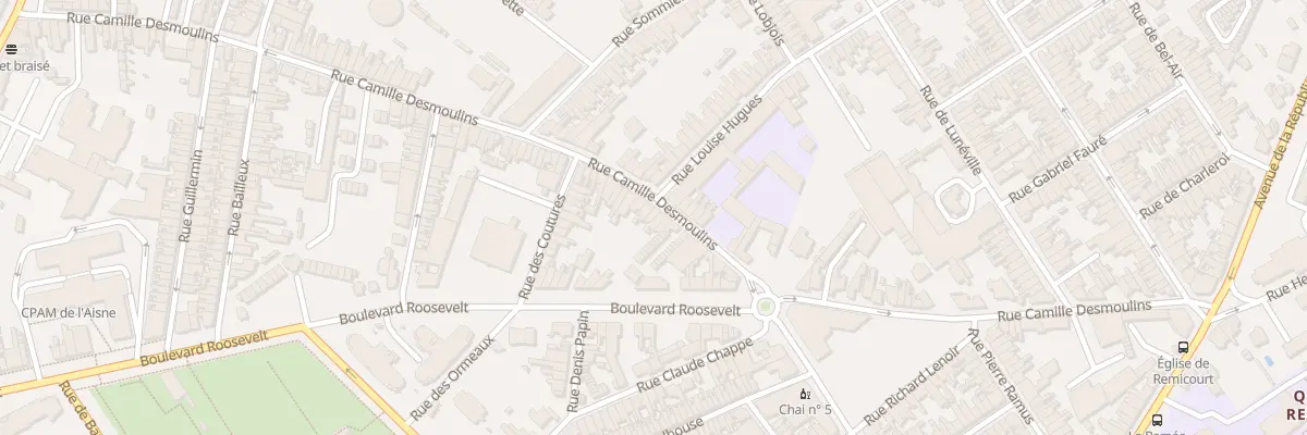 Plan du 108 Rue Camille Desmoulins à Saint-Quentin
