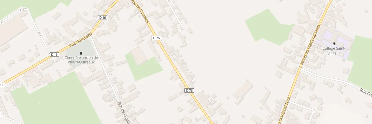 Plan du 29 Rue de Cambrai à Villers-Outréaux