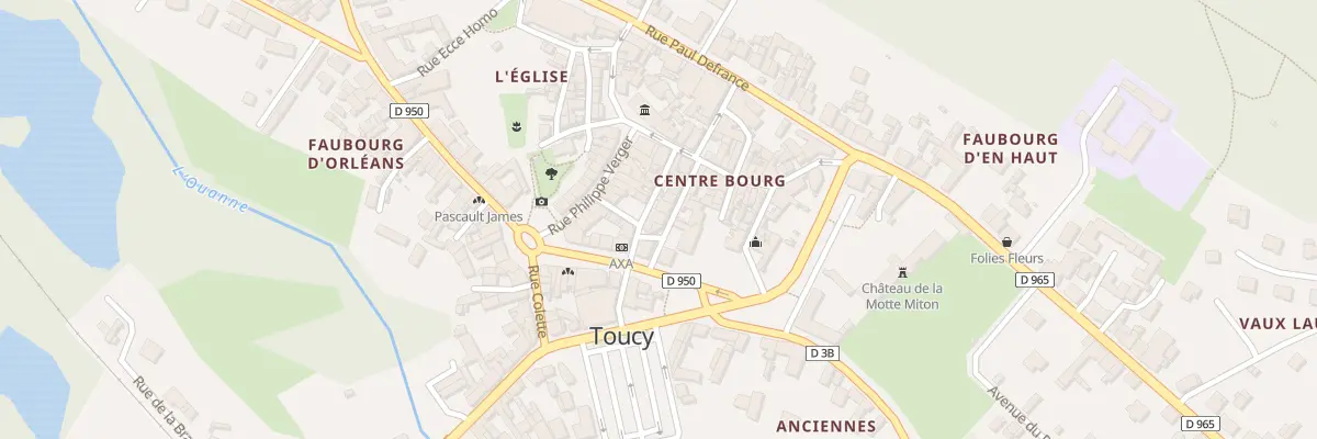 Plan du 4 Rue de la Poterne à Toucy
