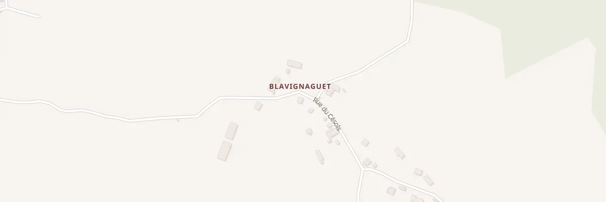 Plan du 5196 Blavignaguet à Blavignac