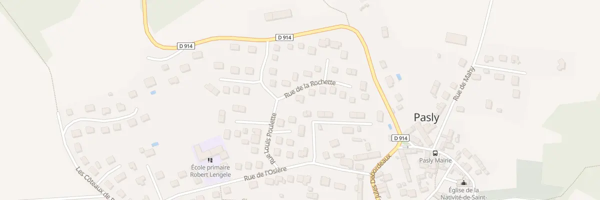 Plan du 1 Rue de la Rochette à Pasly